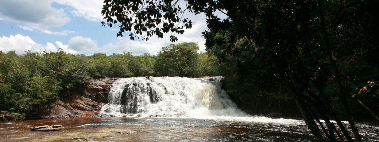 Waterfall in Presidente Figueiredo — Amazon caves and waterfalls private day tour from Manaus